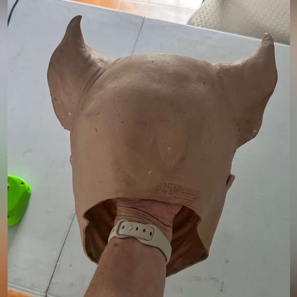 Adult Halloween full head pig mask - Picture 3 of 3
